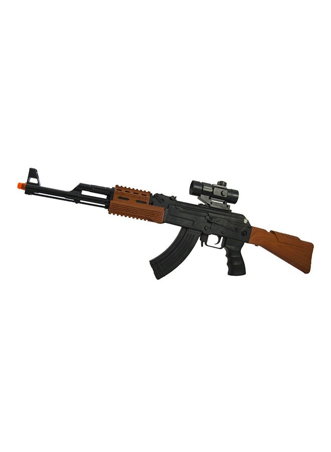 Army Military Rifle - Swat Team Assault Rifle Machine Gun Toy With Light Scope & Shooting Sound - Image 1
