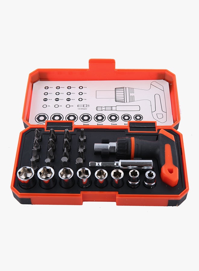 LAWAZIM - 26-Piece T-Type Screwdriver And Bit Set Multicolour - Image 1