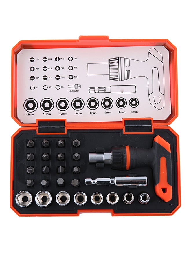 LAWAZIM - 26-Piece T-Type Screwdriver And Bit Set Multicolour - Image 1