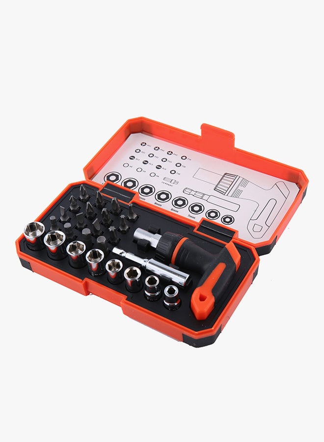 LAWAZIM - 26-Piece T-Type Screwdriver And Bit Set Multicolour - Image 1