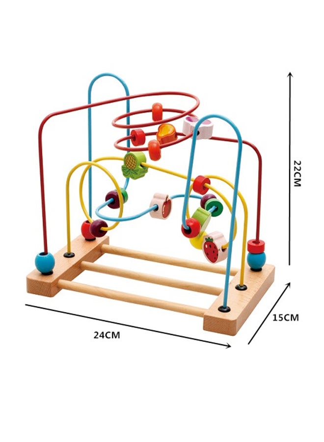 لعبة الخرز والفاكهة من الخشب الزان 22 x 24سم - v1525946082/N13984859A_3