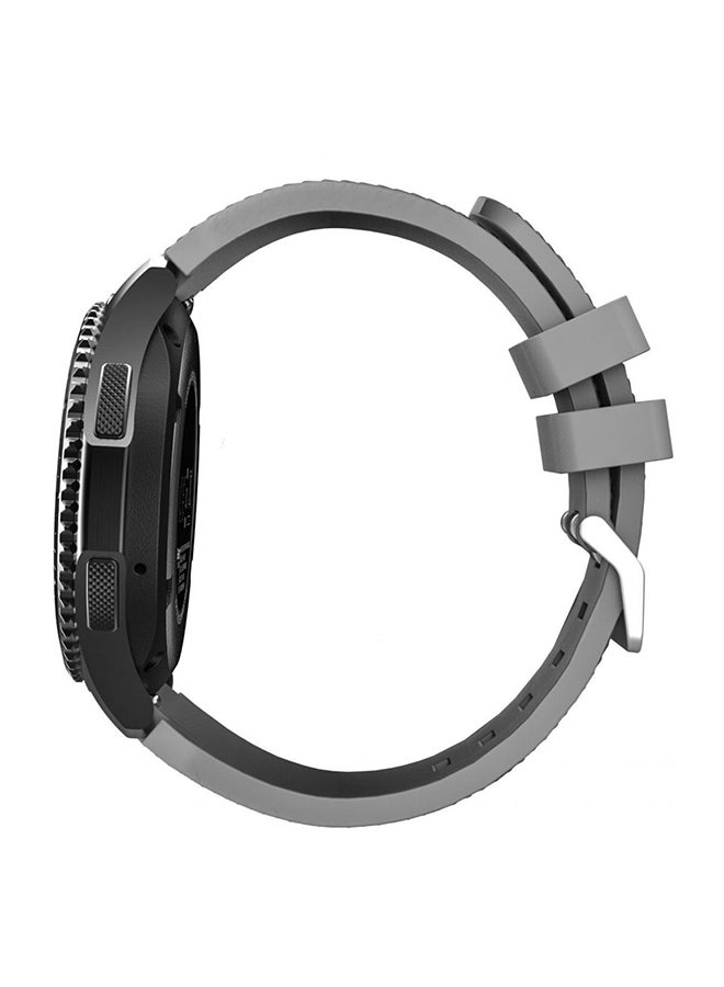 QiaoKai Replacement Wristband Band For Samsung Gear S3 Frontier/S3 Classic Grey  - Image 1