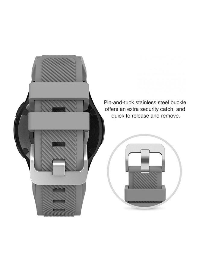 QiaoKai Replacement Wristband Band For Samsung Gear S3 Frontier/S3 Classic Grey  - Image 2