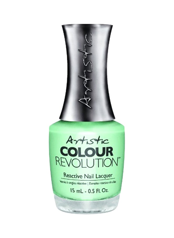 Colour Revolution Charming Reactive Nail Polish Mint Cream