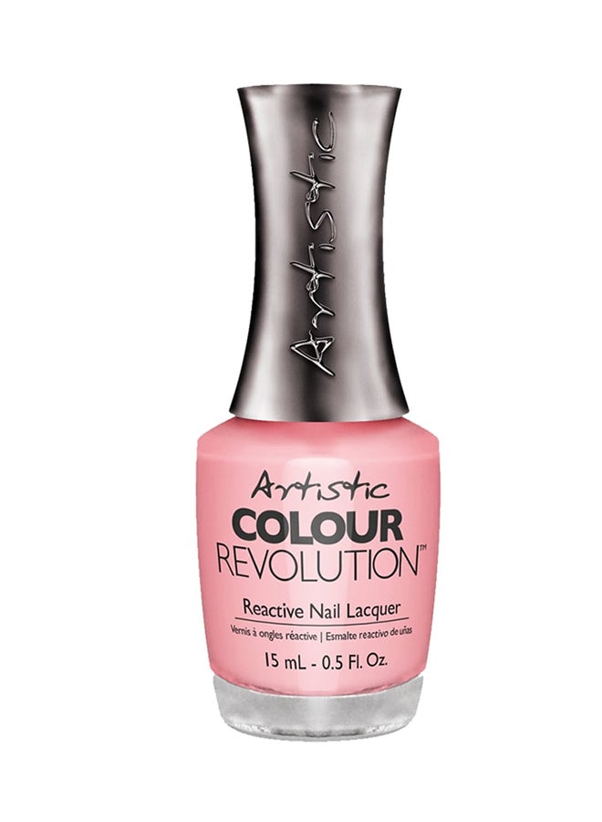 Colour Revolution La-Ti-Da Reactive Nail Polish Baby Pink Cream