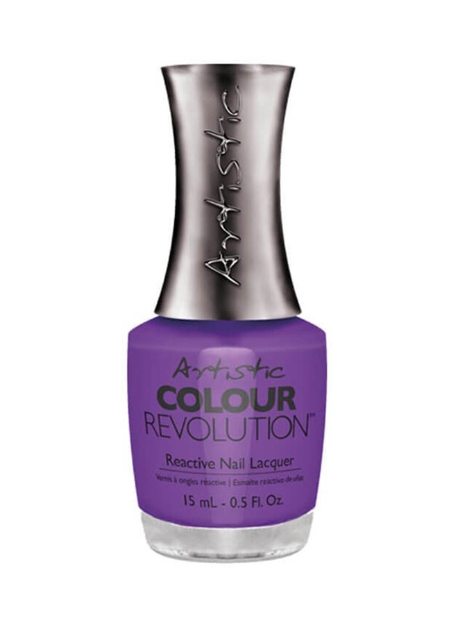 Colour Revolution Pin-UpReactive Nail Polish Purple