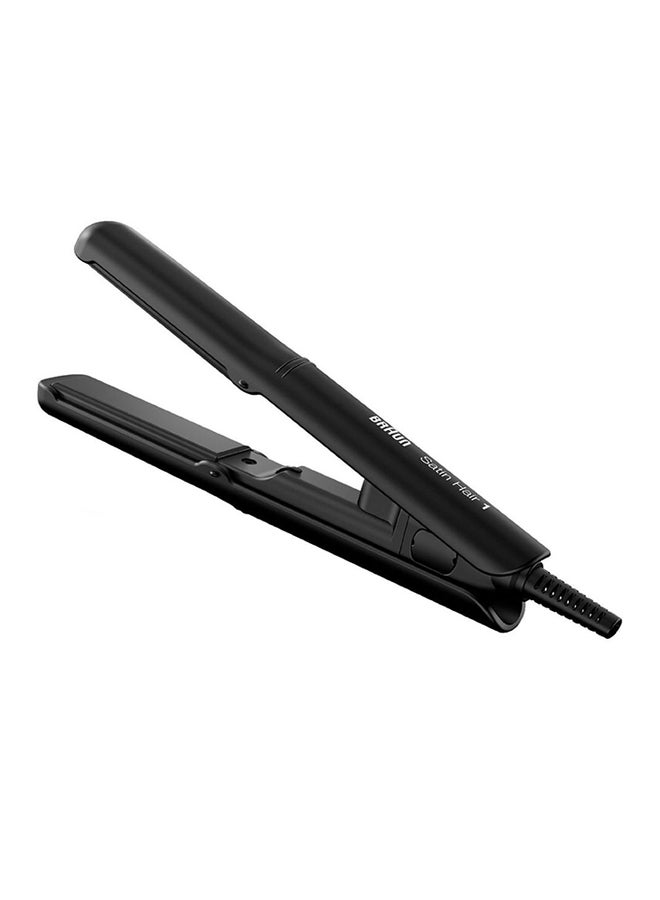 BRAUN Satin Hair 1 Style And Go Mini Styler With Ceramic Plates Black  - Image 1