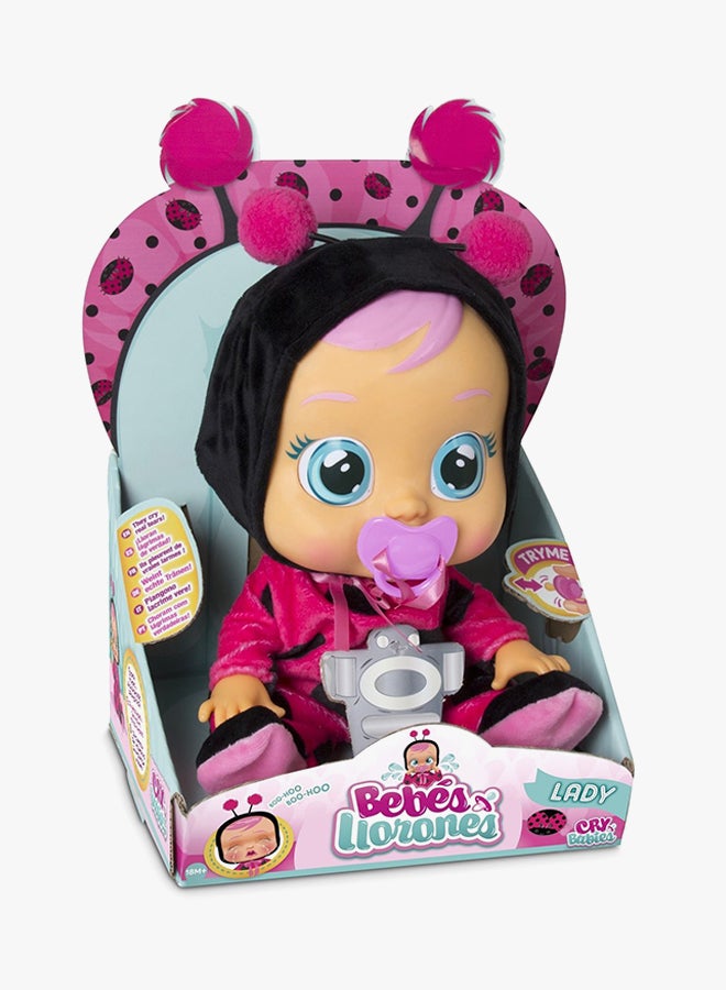 CRY BABY - Llorones Ladybug Baby Doll - Image 1