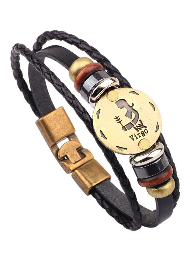 Virgo Design Multi Strand Leather Bracelet - Image 1