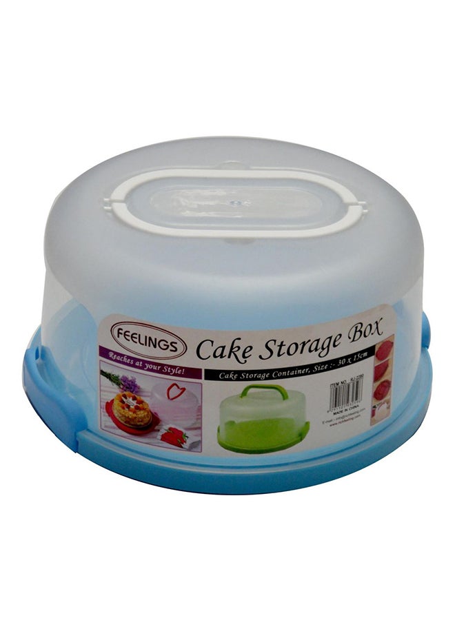 Cake Storage Box Blue/Clear 30x15cm - v1526169108/N14588279A_2