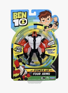 BEN 10 Power Up Four Arms Action Figure 6inch  - Image 2