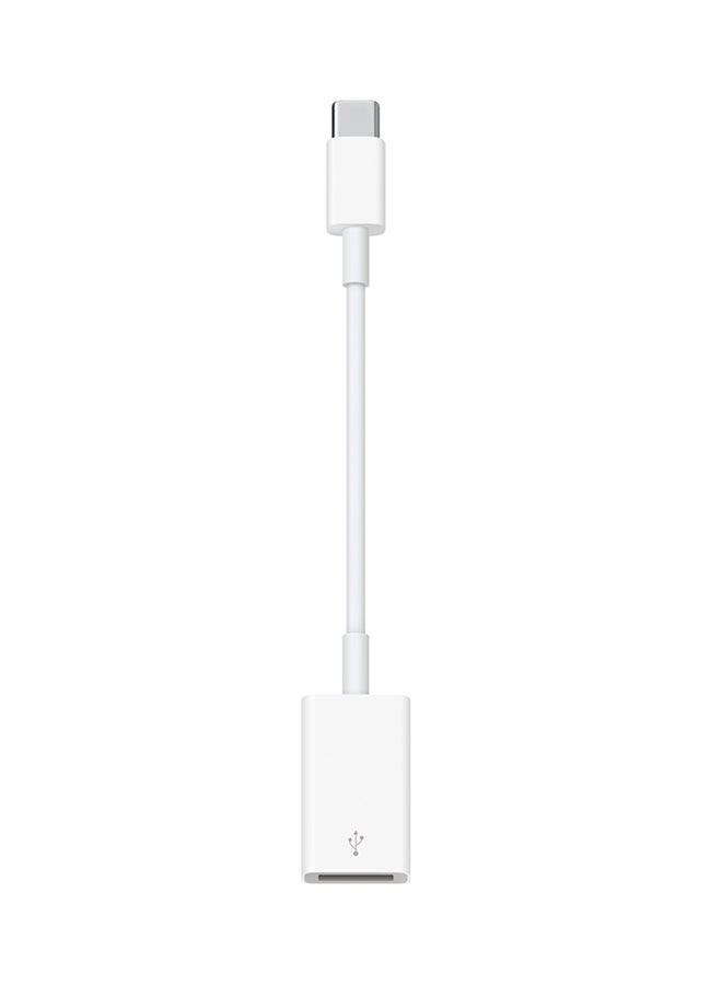 USB-C To USB Adapter White