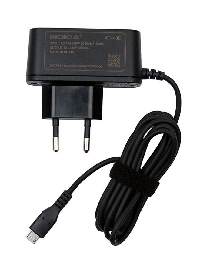 NOKIA - AC-10E Battery Charger Black - Image 1