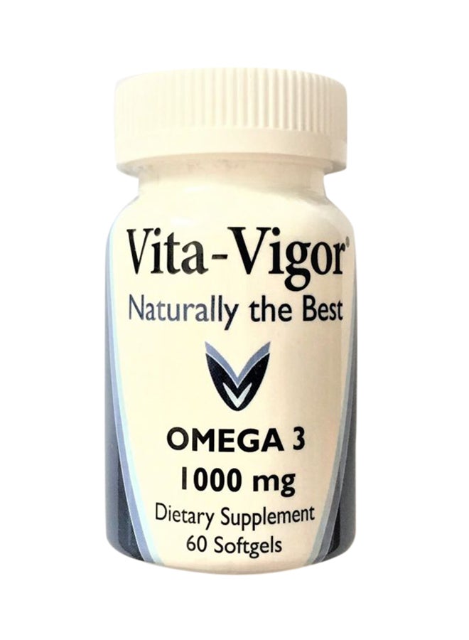 Vita-Vigor Omega 3 - 60 Softgels 