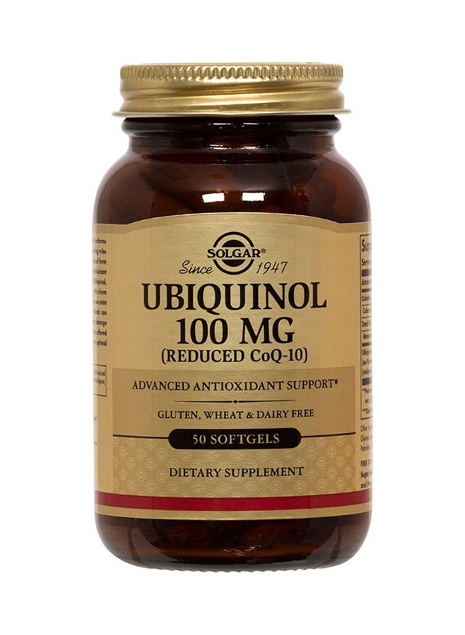 Solgar Ubiquinol - 50 Softgels - Image 1