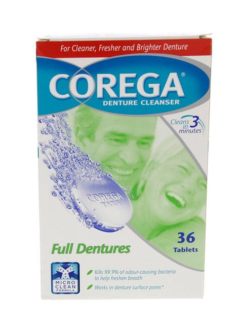 36-Piece Full Denture Cleanser Tablets