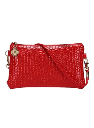 Alligator Pattern Crossbody Bag Red - v1526416519/N13227360A_1
