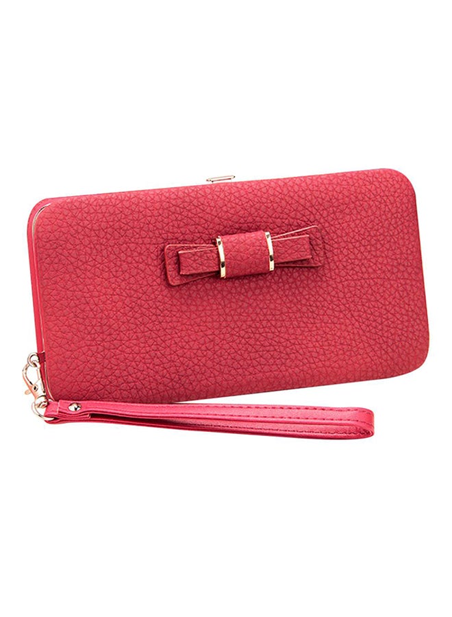 Bluelans - Bowknot Detailed Clutch Pink - Image 1