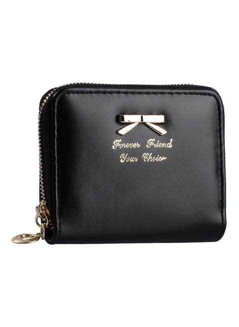 Bowknot Wallet Black