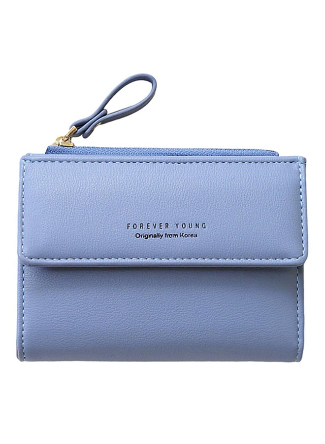 Bluelans Bi-fold Short Wallet Blue 