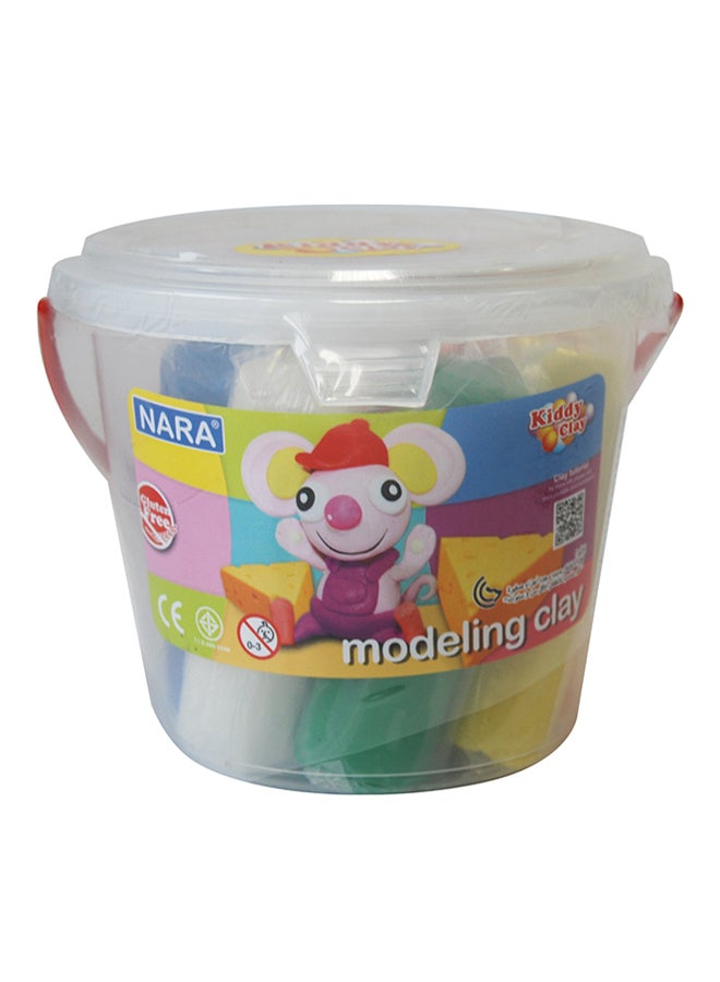 Modelling Clay Bucket Set Multicolour