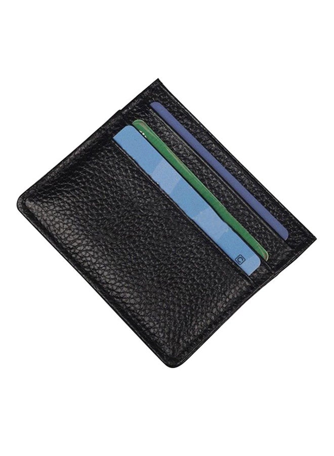 Bluelans Slim Pocket Card Case Holder Black 