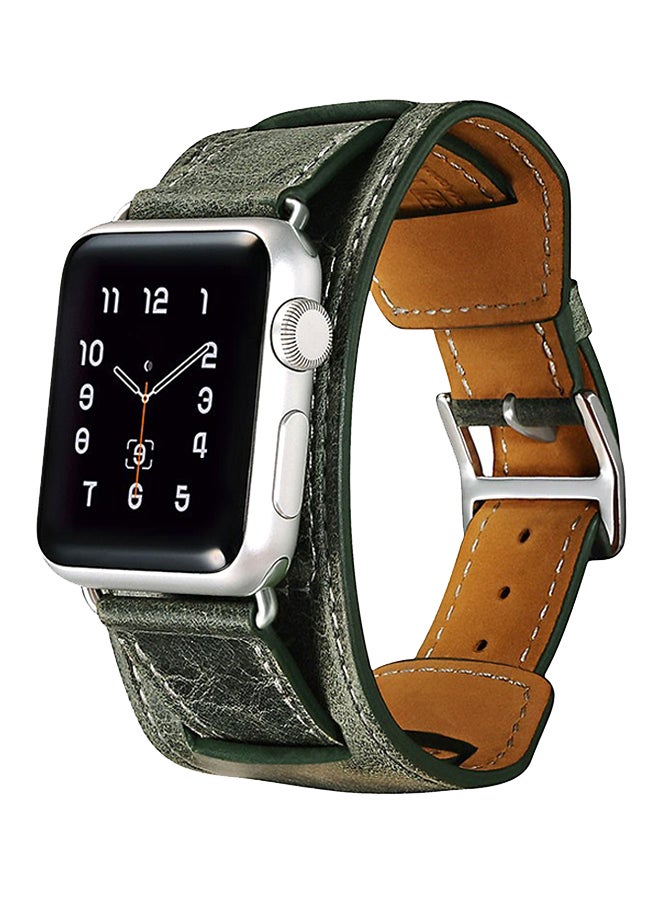 Icarer Quadri Watchband For Apple Watch 42 mm Green - Image 1