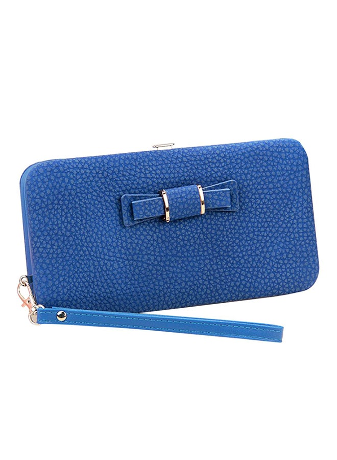 Bluelans - Bowknot Detailed Clutch Blue - Image 1