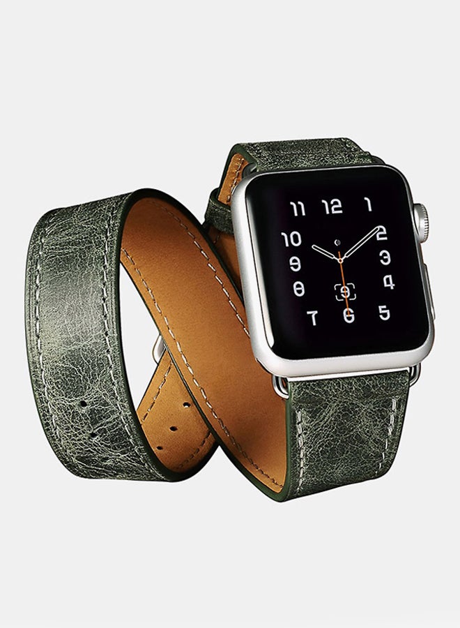 Icarer Quadri Watchband For Apple Watch 38 mm Green