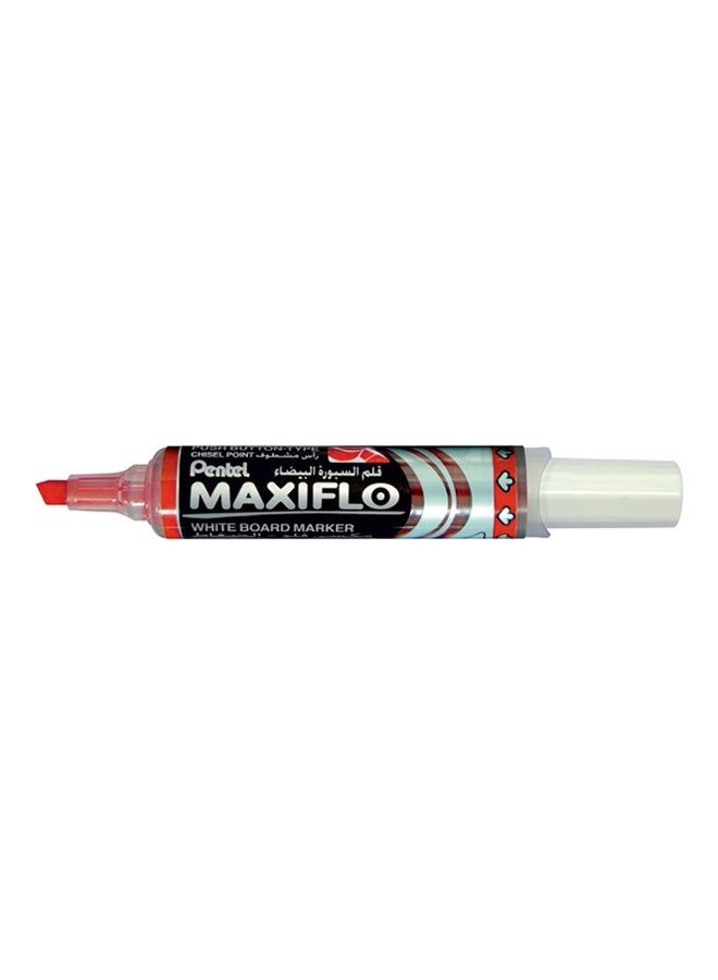 Maxiflo Chisel Tip White Board Marker Black/Red