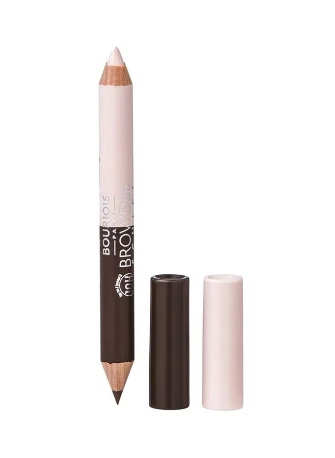BOURJOIS PARIS 2-In-1 Highlighter And Sculpt Brow Pencil 22 Chatain - Image 1