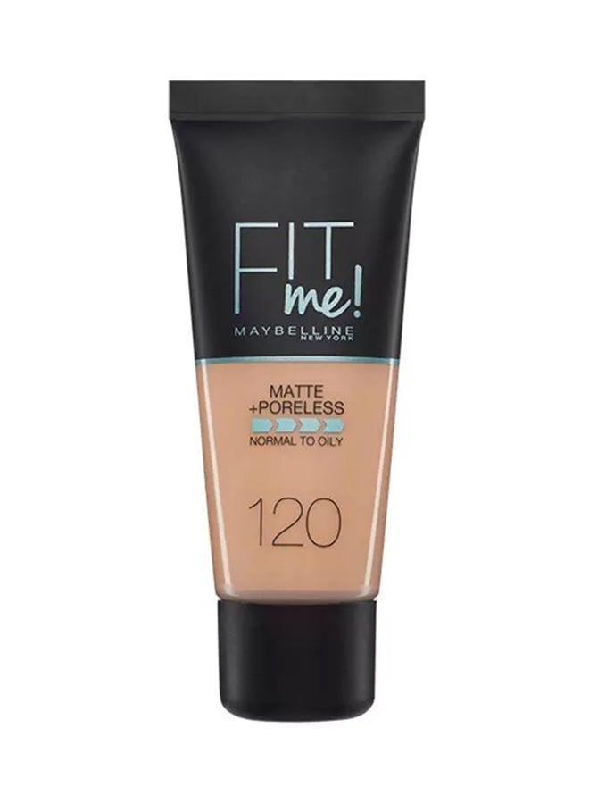 Fit Me Matte And Poreless Foundation 120 Class Ivory