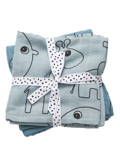 done by deer 2-Piece Contour Burp Cloth Bib Set (0m+) 