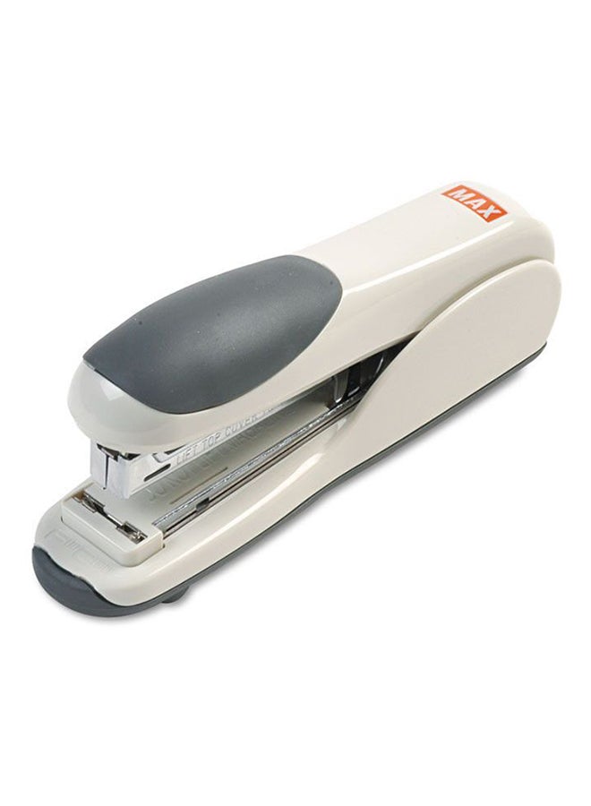 Max Flat Clinch Full Strip Stapler Grey 
