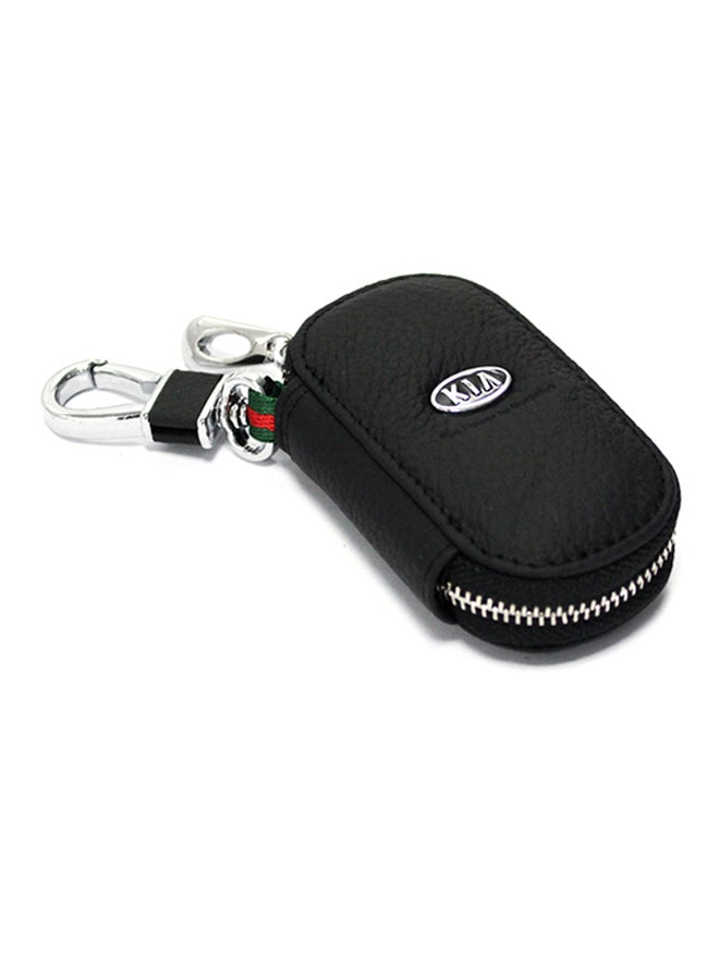 AFGT Kia Logo Key Fob Case With Carabiner Hook  - Image 1