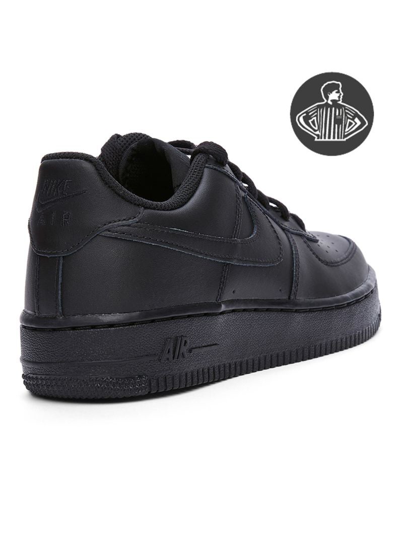 Nike - Air Force 1 Lace Up Sneakers Black - Image 1