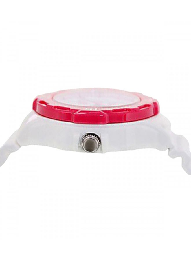 كاسيو ساعة يد بعقارب وسوار من المطاط طراز LRW200H-4BVDF - مقاس 34 مم - لون أبيض للنساء - Image 3