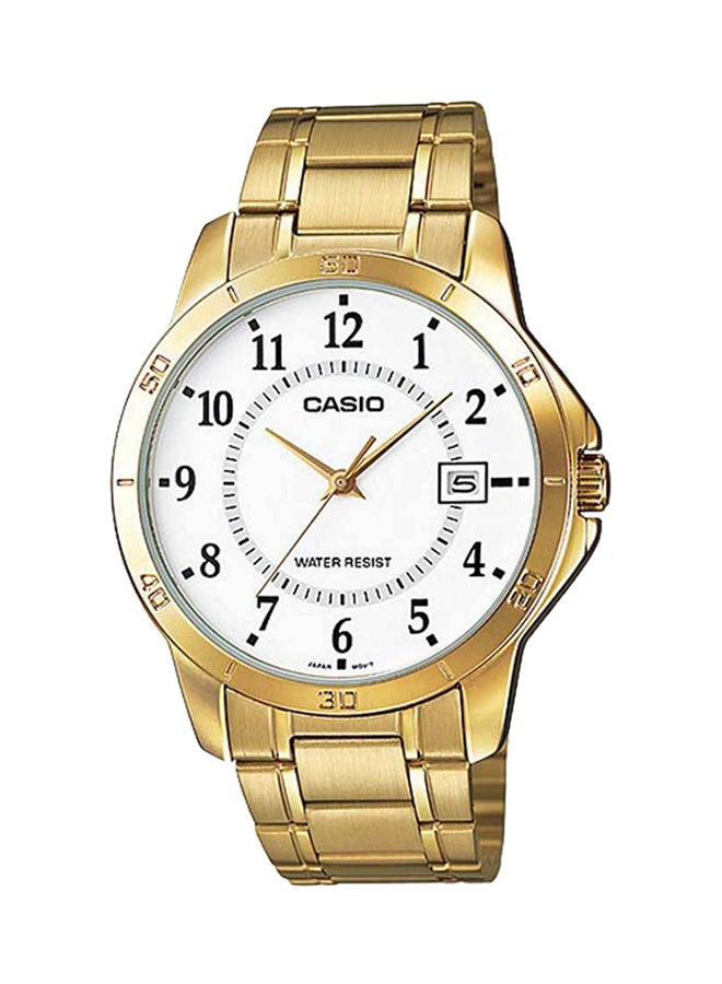 CASIO men Stainless Steel Analog Watch MTP-V004G-7 - 40 mm - Gold - Image 1