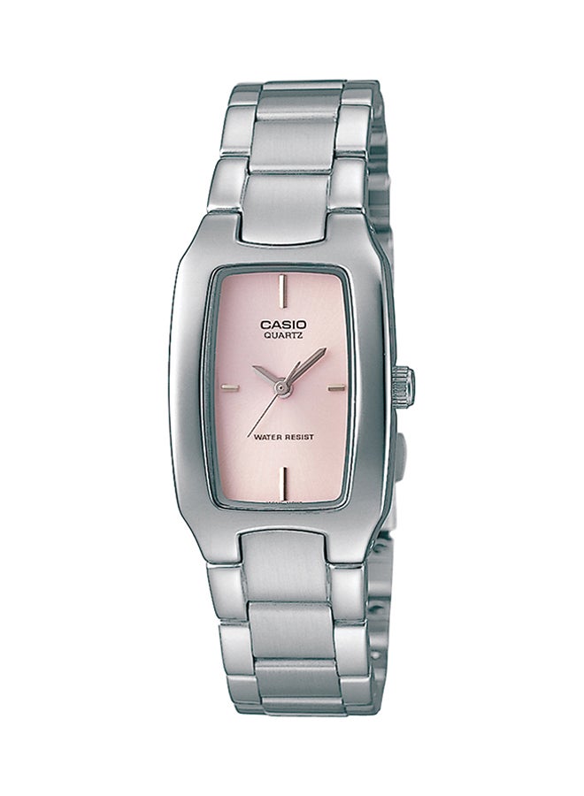 كاسيو ساعة يد بعقارب من الإستانلس إستيل طراز LTP1165A-4CDF للنساء - Image 1