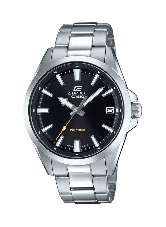 كاسيو ساعة يد إديفيس بعقارب ومقاومة للماء طراز EFV-100D-1AVUEF للرجال