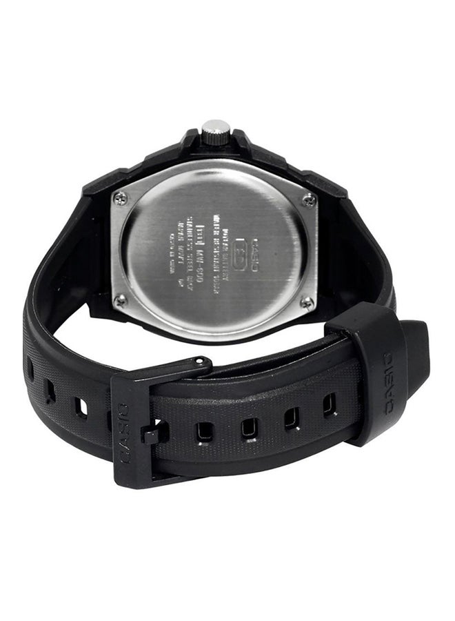 CASIO Men's Resin Analog Watch MW-600F-1AVDF - 46 mm - Black - Image 2