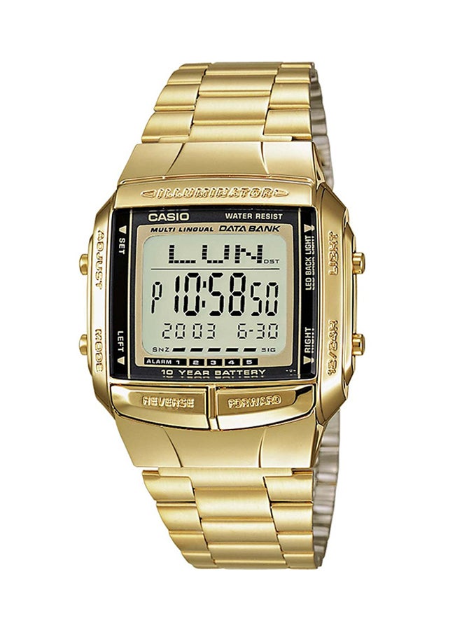 CASIO - Women's Data Bank Digital Watch DB-360G-9A - 40 mm - Gold - Image 1