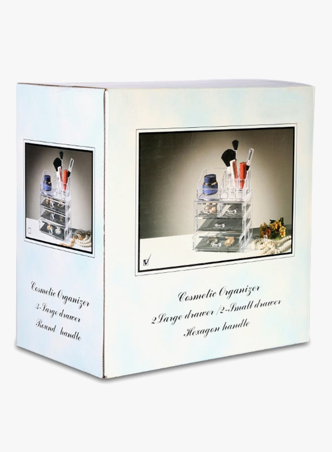 homes r us Acrylic Cosmetic Organizer Clear - Image 2