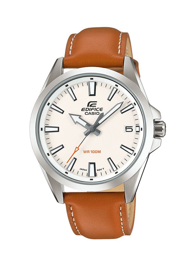 CASIO Men's Edifice Analog Watch EFV-100L-7AVUEF - 42 mm - Brown - Image 1