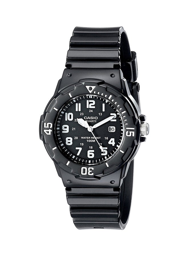 CASIO Men's Water Resistant Resin Analog Watch LRW-200H-1BVDF - 30 mm - Black - Image 1