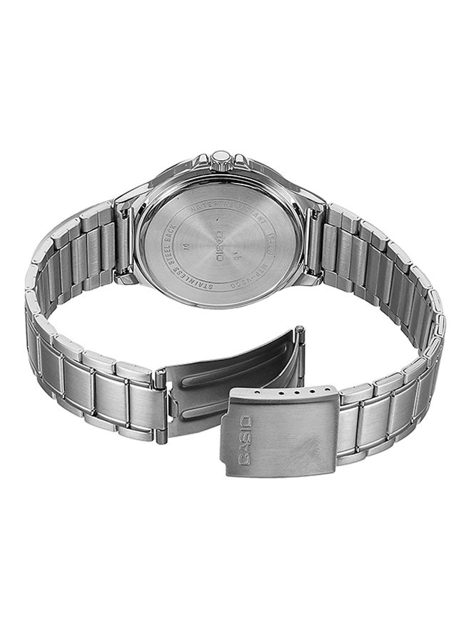 CASIO - men Stainless Steel Chronograph Watch MTP-V300D-7A - 42 mm - Silver - Image 1