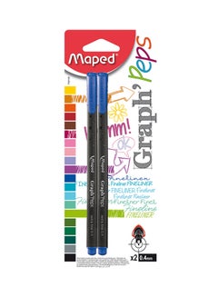 Graph'Peps Fineliner Pen Black/Blue - v1526478964/N14622217A_1