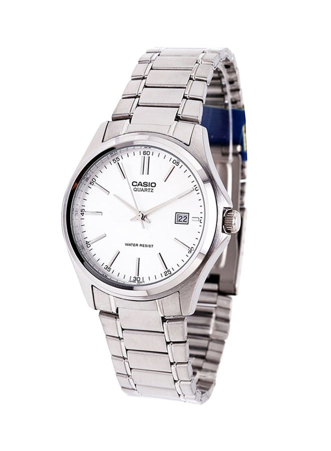 كاسيو ساعة يد بعقارب وسوار من الإستانلس ستيل طراز LTP-1183A-7A - قياس 29 مم - لون فضي للنساء - Image 1