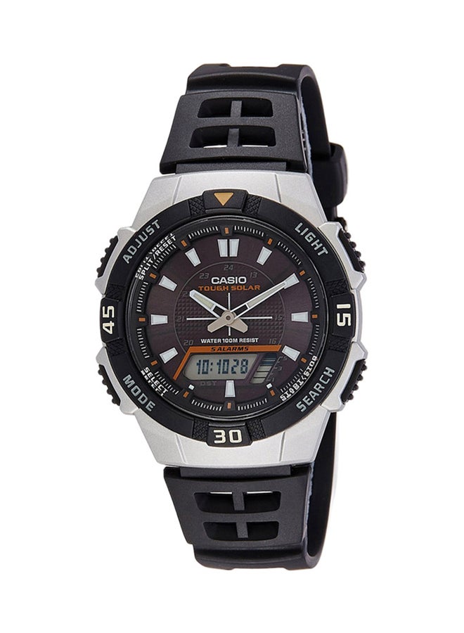 كاسيو ساعة يد رقمية/بعقارب وسوار من السيليكون طراز AQ800W-1EVDF للرجال - Image 1