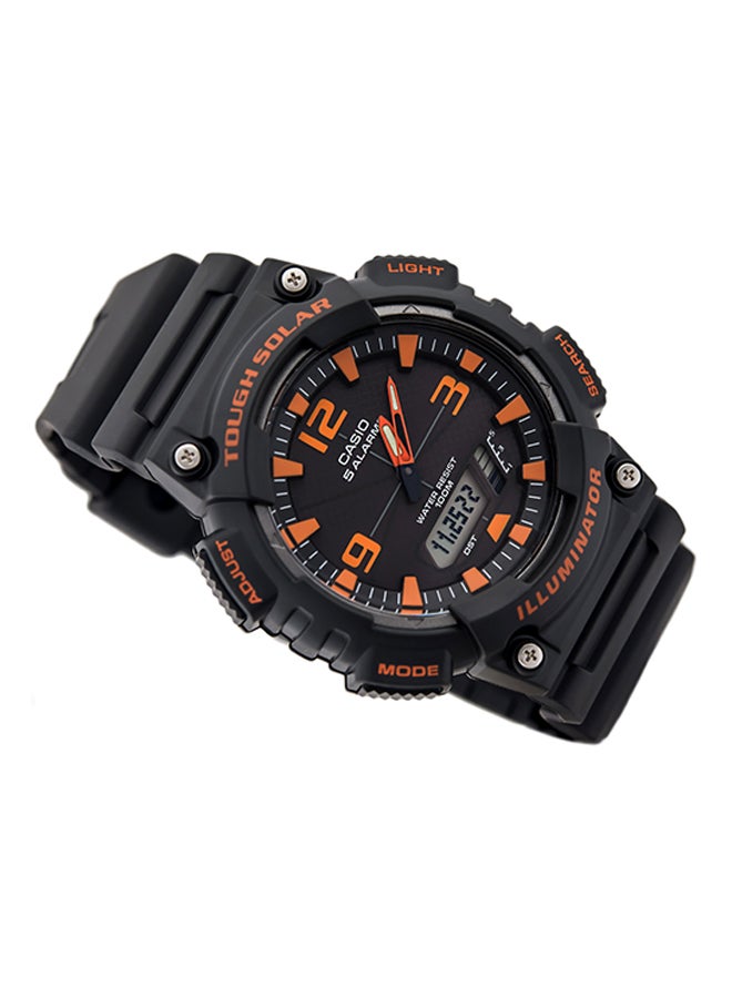 كاسيو ساعة يد بعقارب وسوار من السيليكون - طراز AQ-S810W-8AV للرجال - Image 3